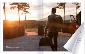 Leather accessories catalog example