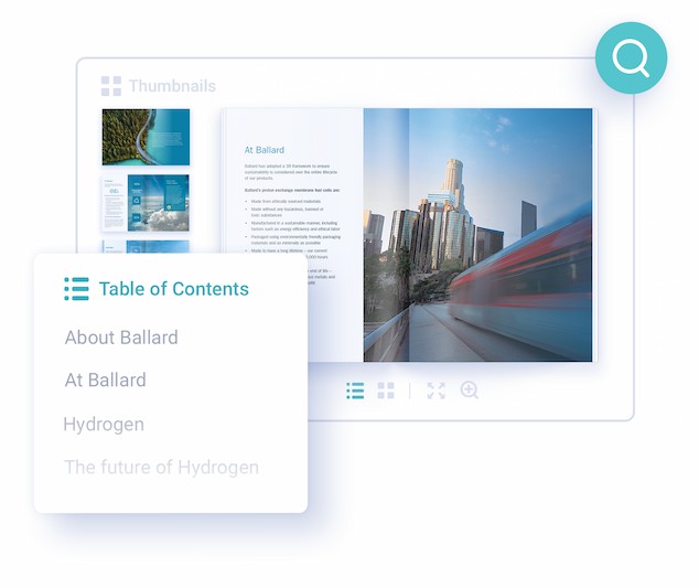 Flipbook navigation