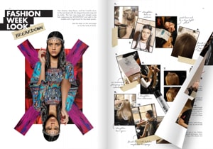 Beauty magazine example