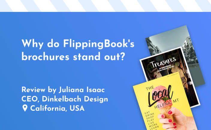 Why do FlippingBook's brochures stand out?