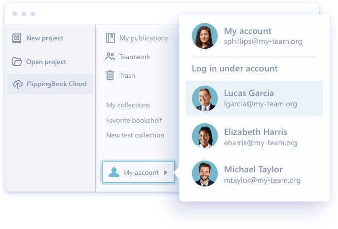 Flippingbook cloud