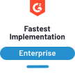 G2 Fastest Implementation Mid-Market winter 2023