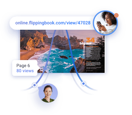 Share and embed your online brochure in a click