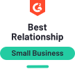 G2 Best Relationship Small Business winter 2023