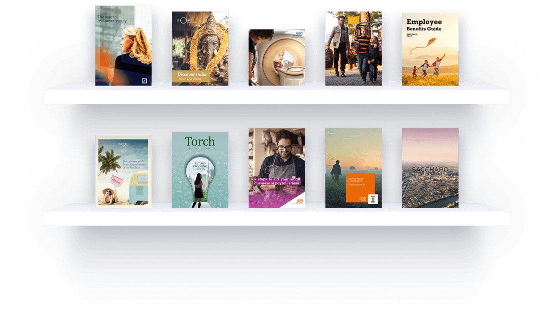 Digital bookshelf