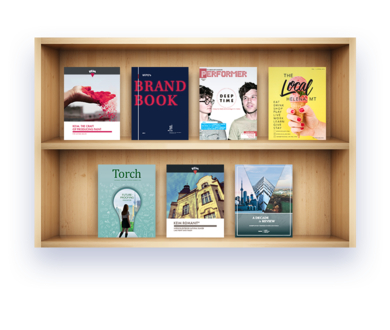 Wooden bookcase